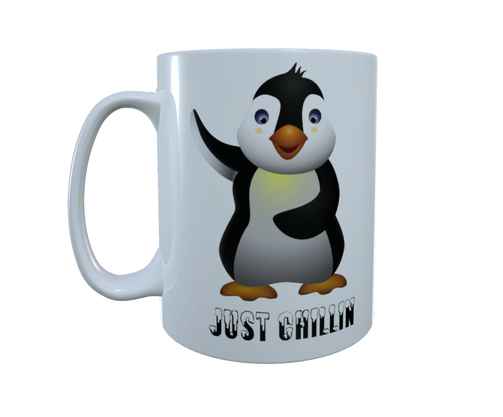 Penguin Ceramic Mug - Just Chillin